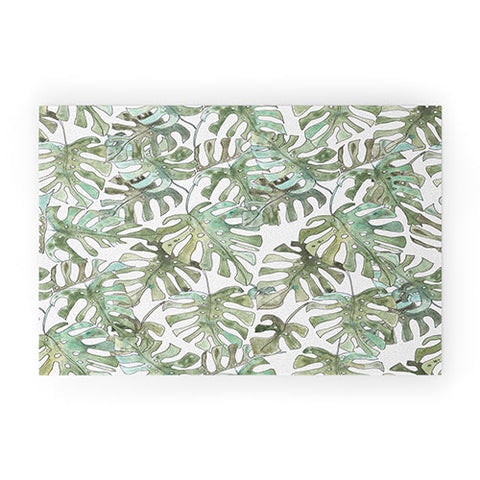 Dash and Ash Climbing Monstera Welcome Mat