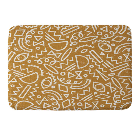 Dash and Ash Dashes Memory Foam Bath Mat