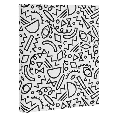 Dash and Ash Dashes II Art Canvas