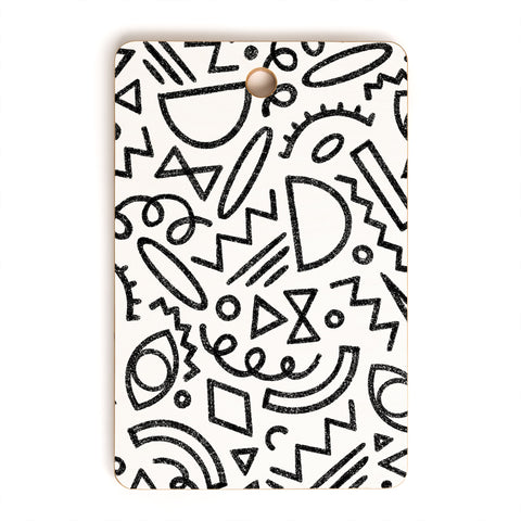 Dash and Ash Dashes II Cutting Board Rectangle