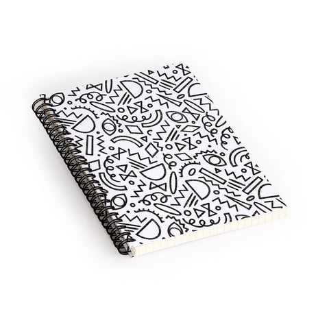 Dash and Ash Dashes II Spiral Notebook