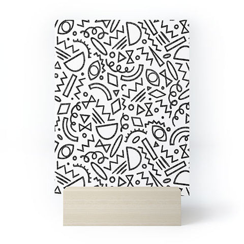 Dash and Ash Dashes II Mini Art Print