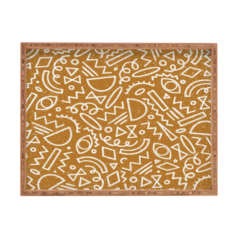 Dash and Ash Dashes Rectangular Tray