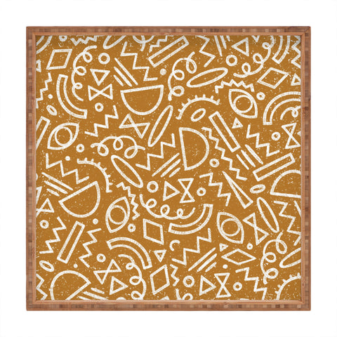 Dash and Ash Dashes Square Tray