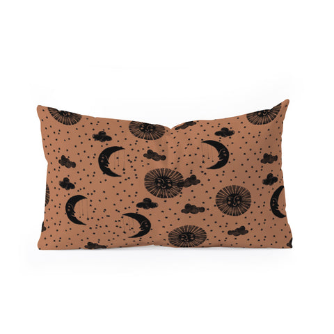 Dash and Ash Day and Night Oblong Throw Pillow