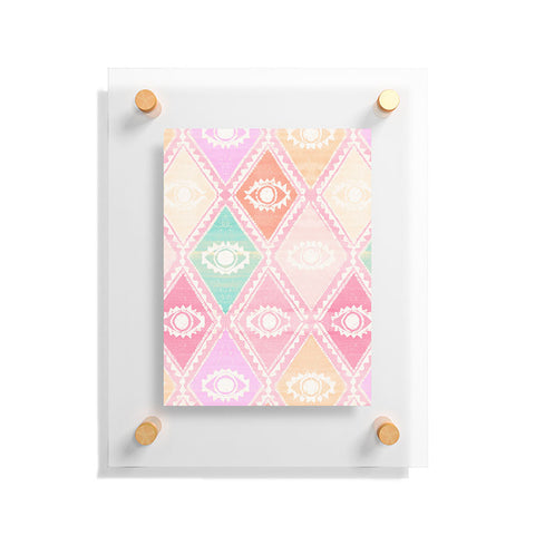 Dash and Ash Diamond Eyes Floating Acrylic Print