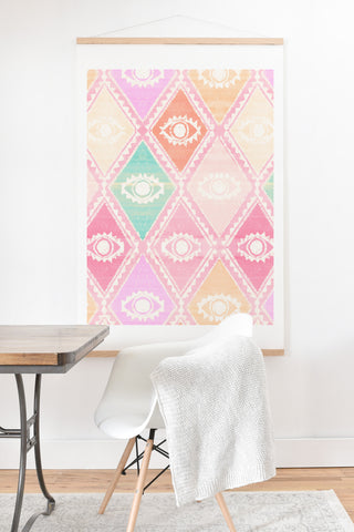 Dash and Ash Diamond Eyes Art Print And Hanger