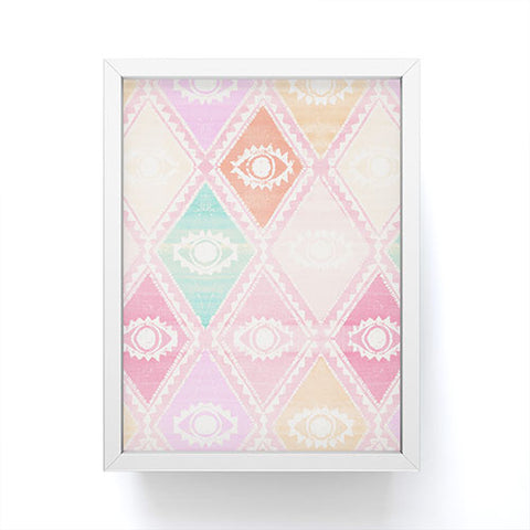 Dash and Ash Diamond Eyes Framed Mini Art Print