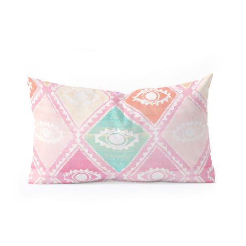 Dash and Ash Diamond Eyes Oblong Throw Pillow