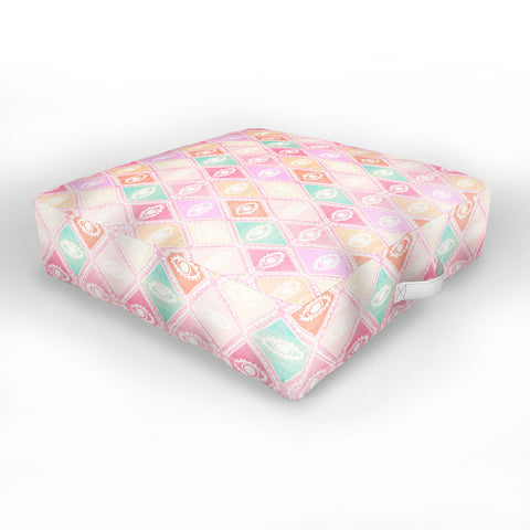 Dash and Ash Diamond Eyes Outdoor Floor Cushion