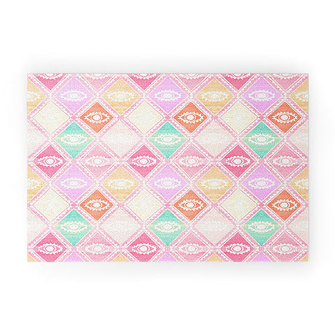 Dash and Ash Diamond Eyes Welcome Mat