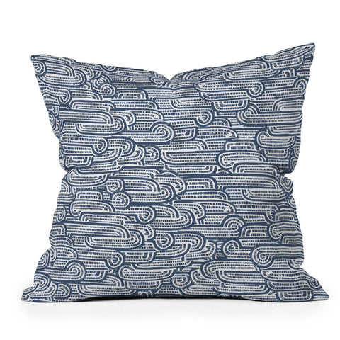 Dash and Ash drift Throw Pillow