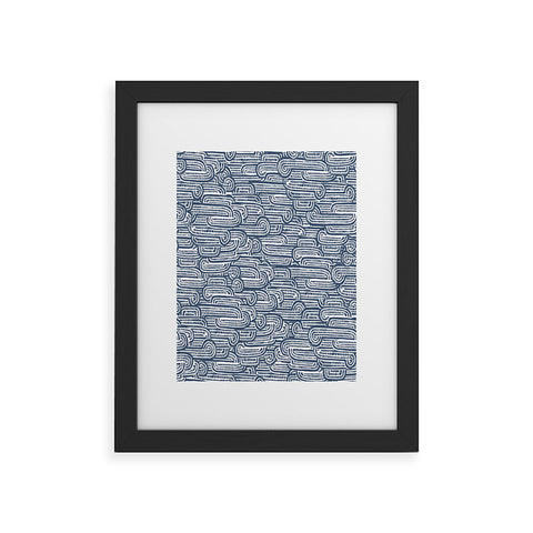 Dash and Ash drift Framed Art Print