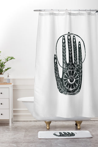 Dash and Ash Dweller Shower Curtain And Mat