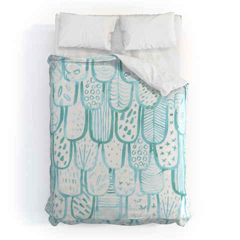 Dash and Ash Dwelling Duvet Cover