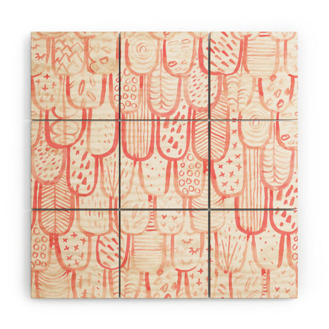 Dash and Ash Dwellings Wood Wall Mural