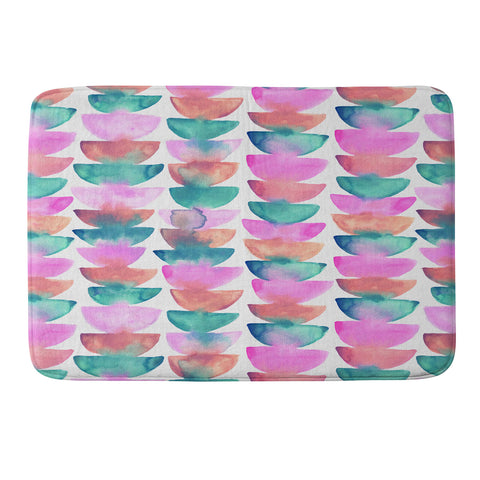 Dash and Ash Emerald City Memory Foam Bath Mat