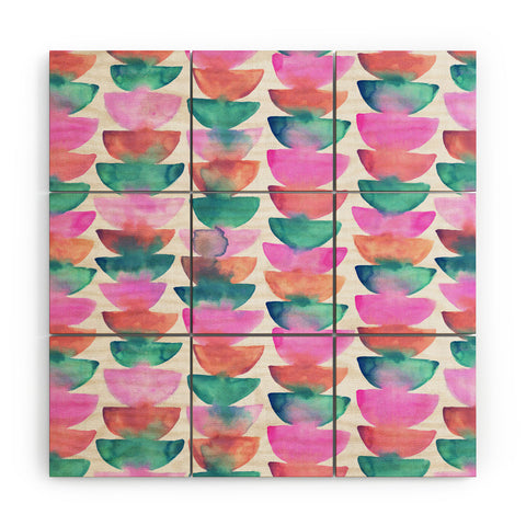 Dash and Ash Emerald City Wood Wall Mural