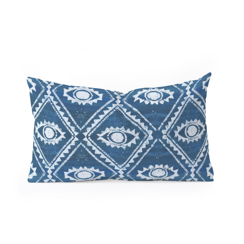 Dash and Ash Eyes and Skys Oblong Throw Pillow