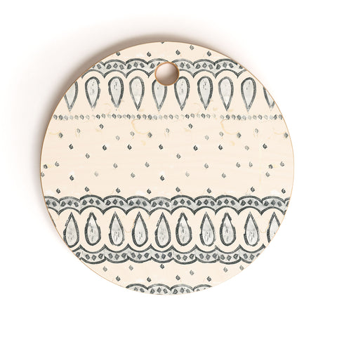 Dash and Ash Fancy Fancy Cutting Board Round