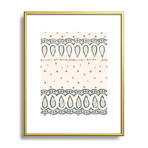 Dash and Ash Fancy Fancy Metal Framed Art Print