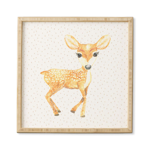 Dash and Ash Fellow Fawn Framed Wall Art
