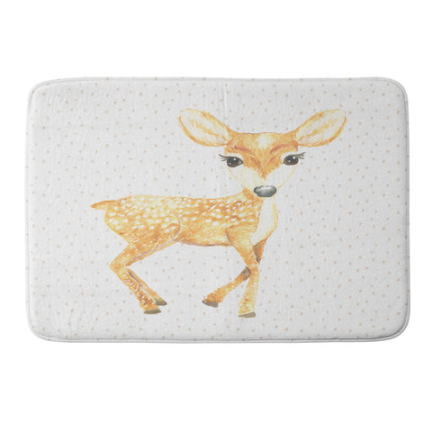Dash and Ash Fellow Fawn Memory Foam Bath Mat
