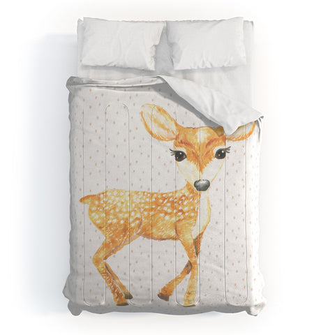 Dash and Ash Fellow Fawn Comforter