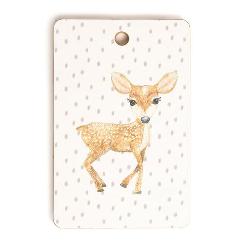 Dash and Ash Fellow Fawn Cutting Board Rectangle