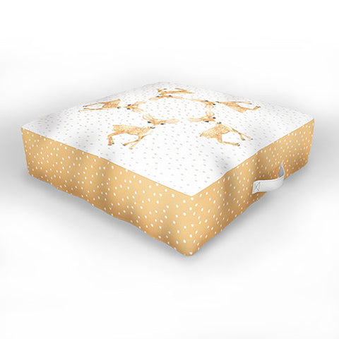 Dash and Ash Fellow Fawn Outdoor Floor Cushion
