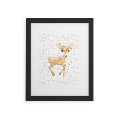 Dash and Ash Fellow Fawn Framed Art Print