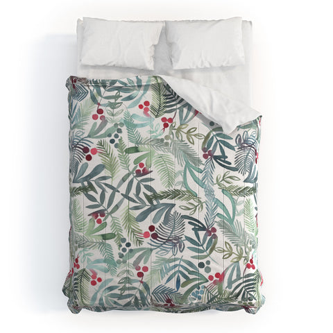 Dash and Ash Ferns and Holly Comforter