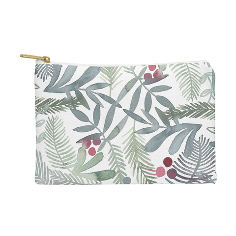 Dash and Ash Ferns and Holly Pouch
