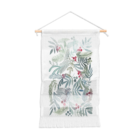 Dash and Ash Ferns and Holly Wall Hanging Portrait