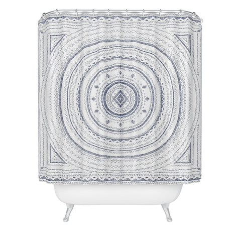 Dash and Ash Finch Shower Curtain