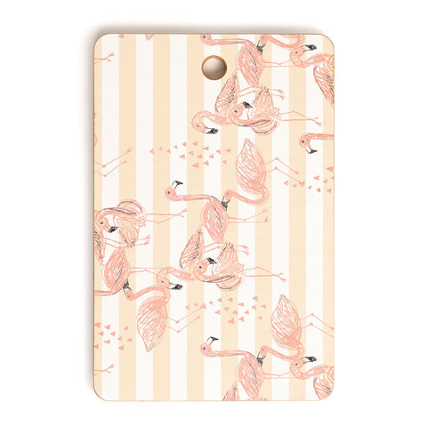Dash and Ash Flamingo Academy Cutting Board Rectangle