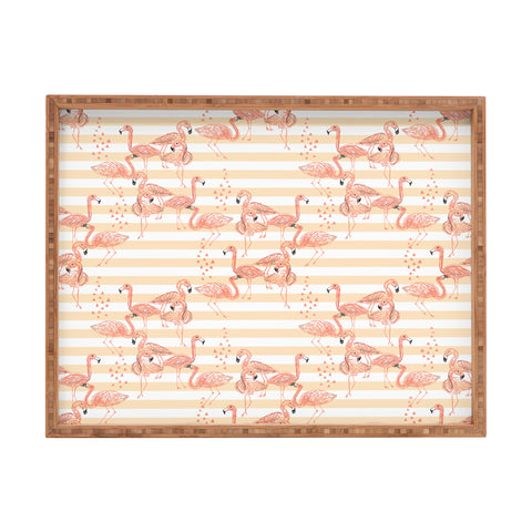 Dash and Ash Flamingo Academy Rectangular Tray