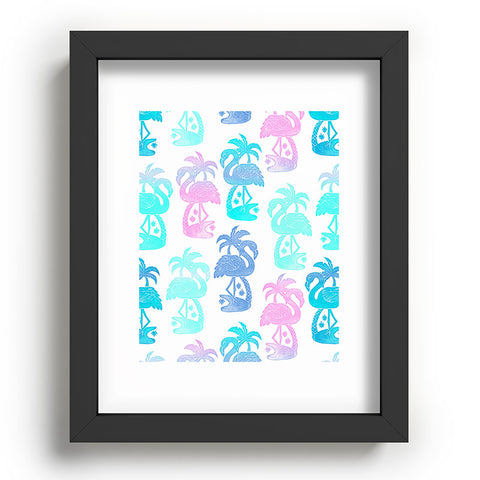 Dash and Ash Flamingo Fla Mango Recessed Framing Rectangle