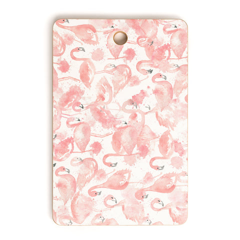 Dash and Ash Flamingo Friends Cutting Board Rectangle