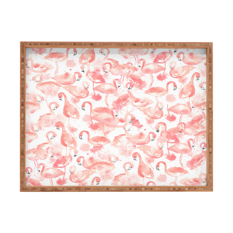 Dash and Ash Flamingo Friends Rectangular Tray
