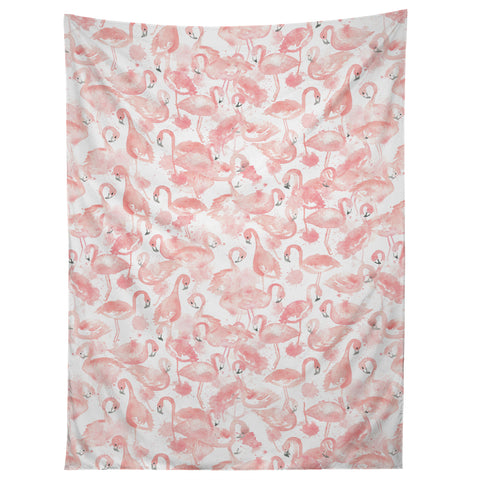 Dash and Ash Flamingo Friends Tapestry