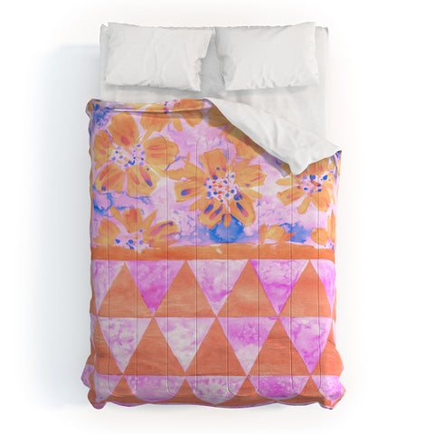 Dash and Ash Flora Fiesta 1 Comforter