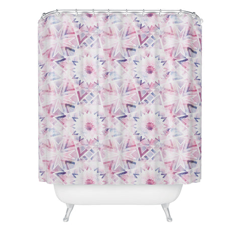 Dash and Ash Galaxy Shower Curtain