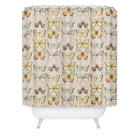Dash and Ash Garden Of Flight Shower Curtain