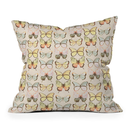 Dash and Ash Garden Of Flight Throw Pillow