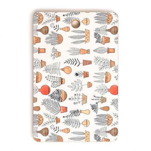 Dash and Ash Happy Plants Cutting Board Rectangle