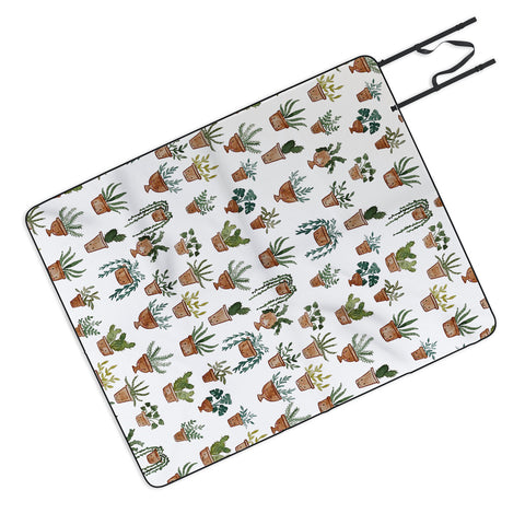 Dash and Ash Happy potted plants Picnic Blanket