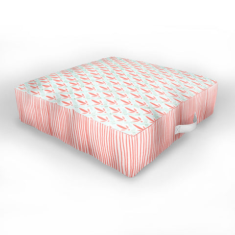Dash and Ash Hidden Garden Outdoor Floor Cushion