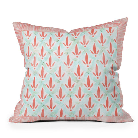 Dash and Ash Hidden Garden Throw Pillow