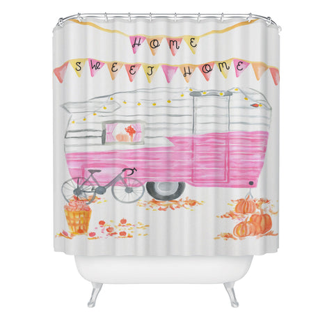 Dash and Ash HomeSweetShasta Shower Curtain